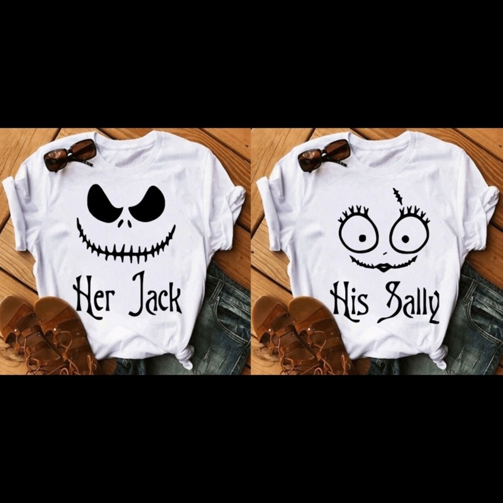 Her jack his sally couple shirt - Picture 3 of 4